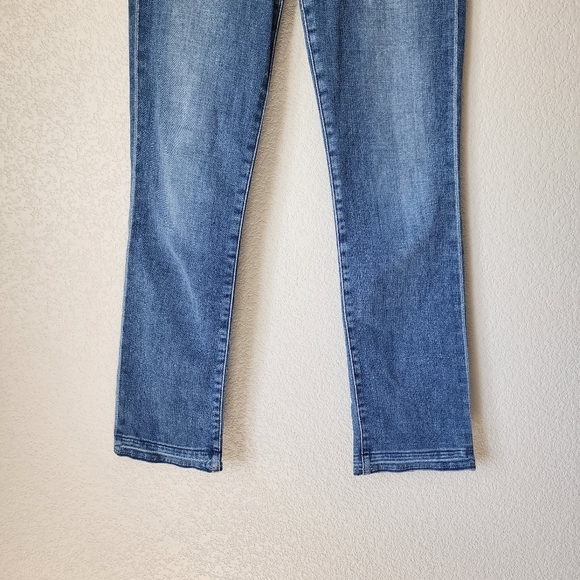 FRAME Le High Straight Jeans in Oshea raw hem size 24 - Picture 8 of 12